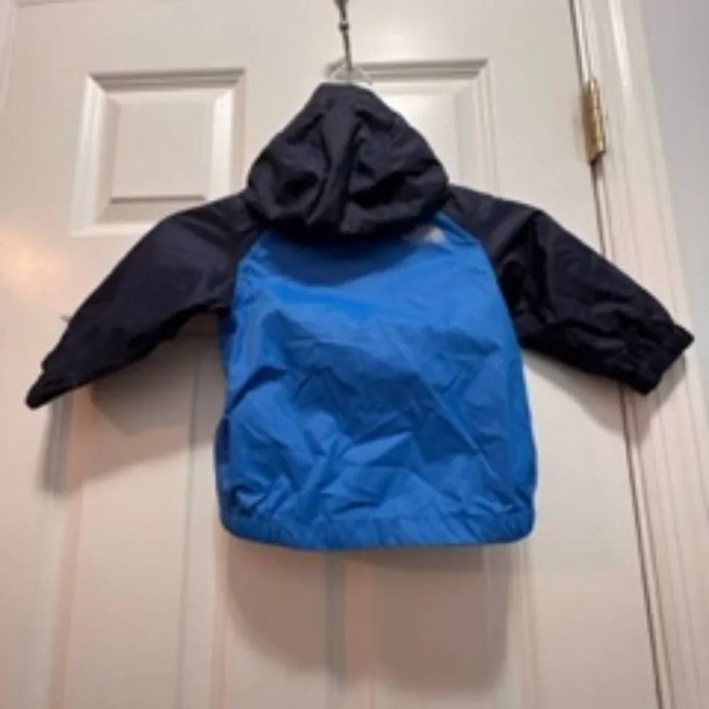 THe north face kids 6-12 months rain jacket with hoodie nwot
